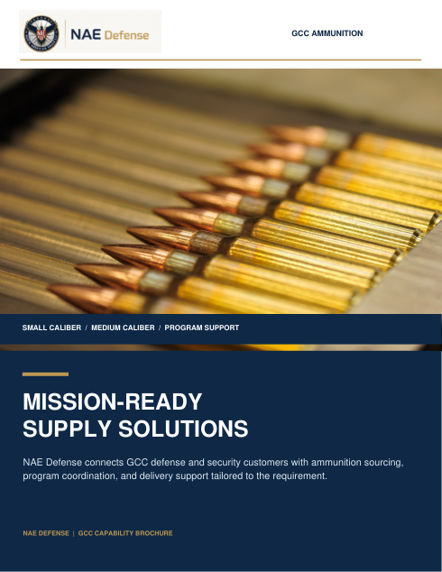 Cover of GCC Ammunition Overview